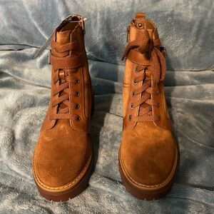 Naturalizer Jac Cocoa Suede Water Repellent Boots